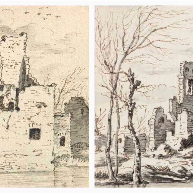 Dutch School — Разрушает лесную границу на границе востока (обратная сторона)