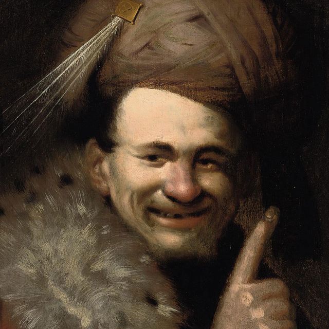 Dutch School — Портрет мужчины, во весь рост, в тюрбане