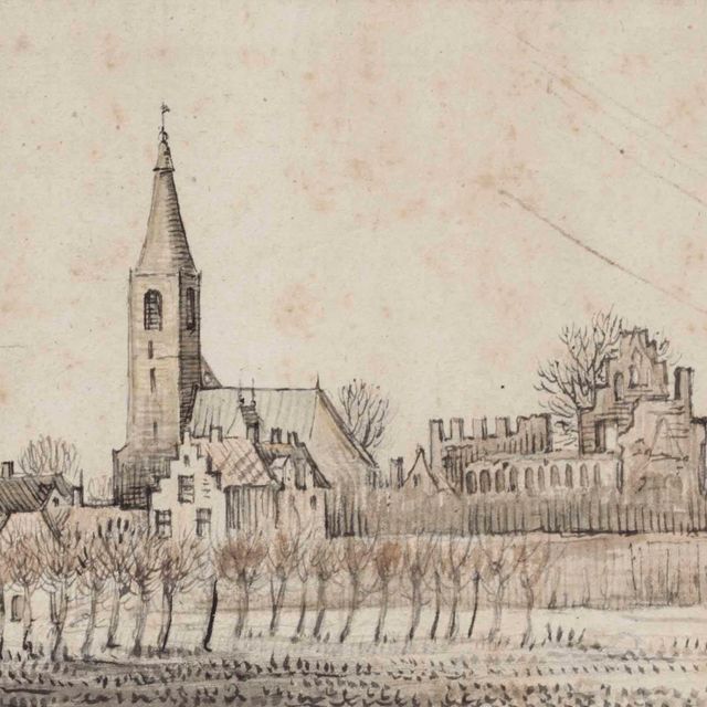 Dutch School — Вид на Рейнсбург