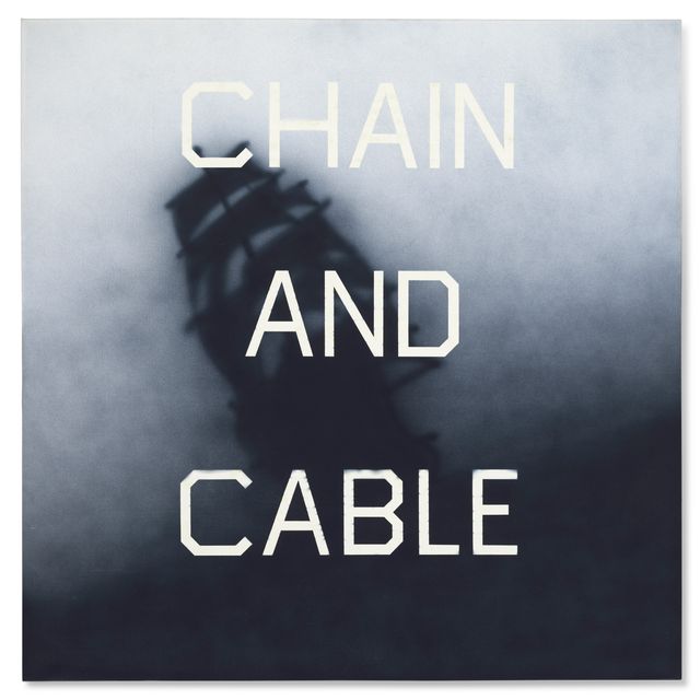 Ed Ruscha — Цепь и трос