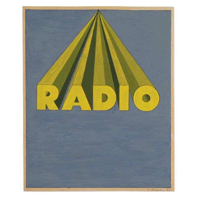 Ed Ruscha — Радио на Royal Blue