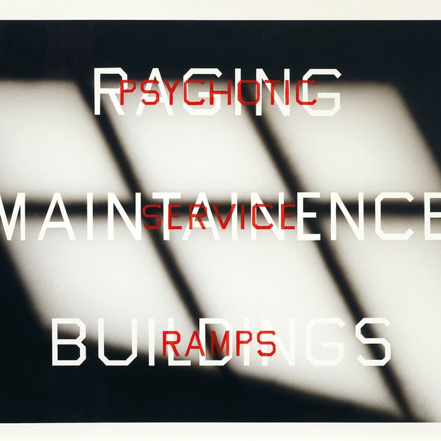 Ed Ruscha — Разъяренный, психопатичный