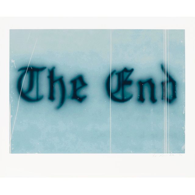 Ed Ruscha — Конец #8