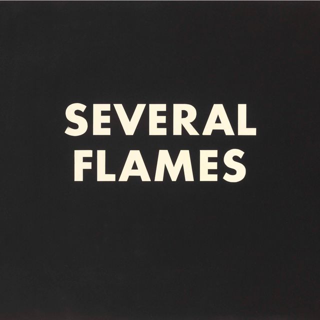 Ed Ruscha — Несколько языков пламени