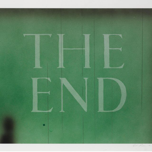 Ed Ruscha — Конец #34