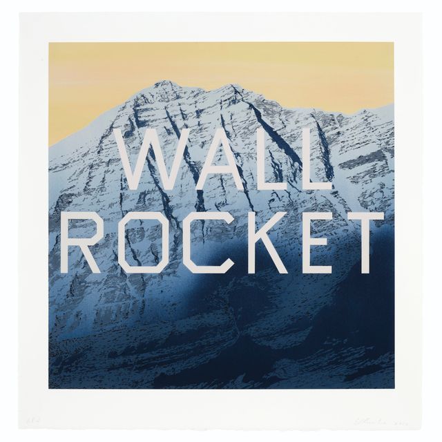 Ed Ruscha — Настенная ракета