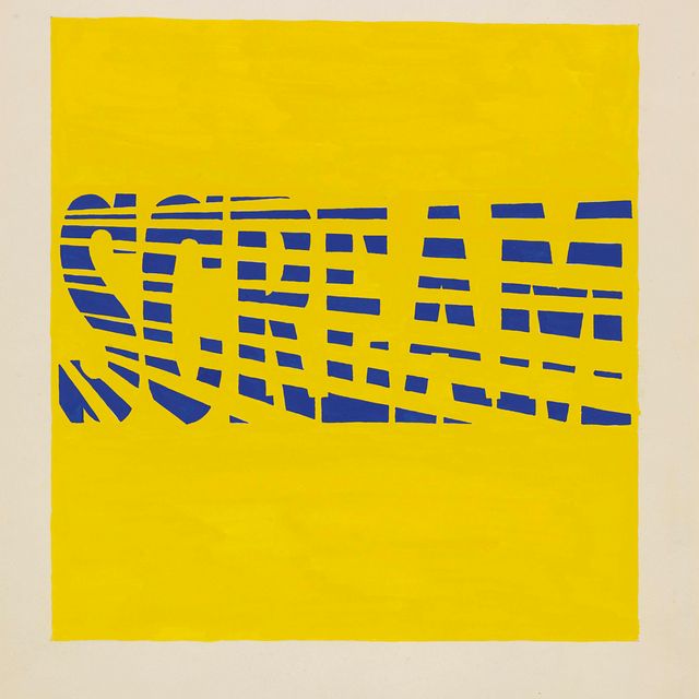 Ed Ruscha — Синий крик