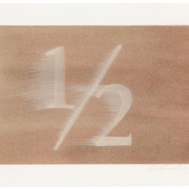 Ed Ruscha — Одна половина
