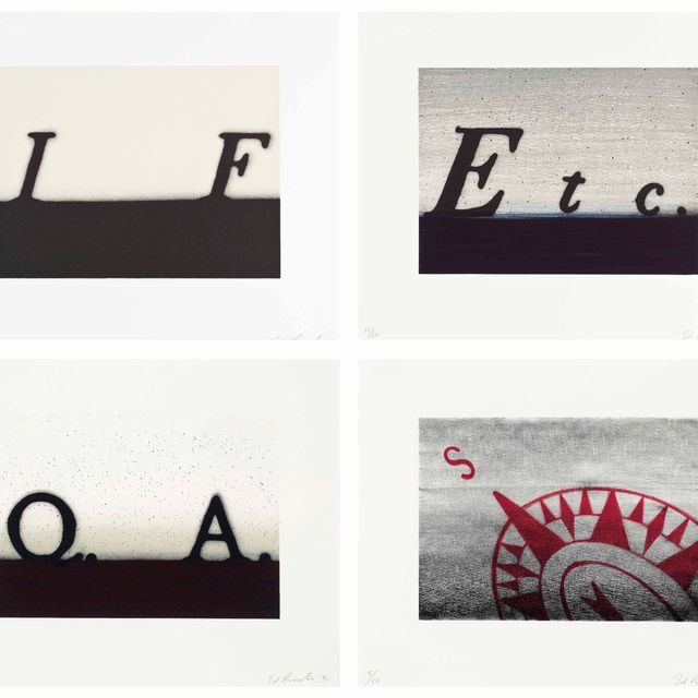 Ed Ruscha — И т.д.; Если; Юг; Вопрос и ответ