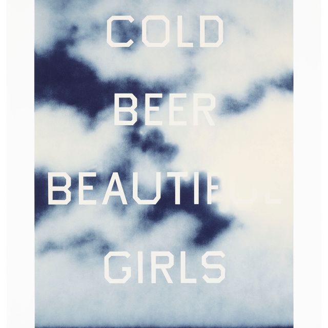 Ed Ruscha — Холодное Пиво, Красивые Девушки