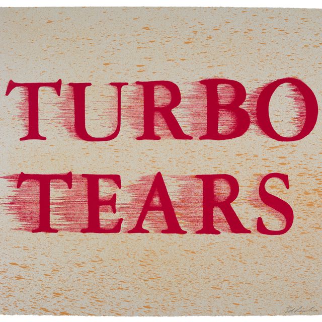 Ed Ruscha — Слезы турбонаддува