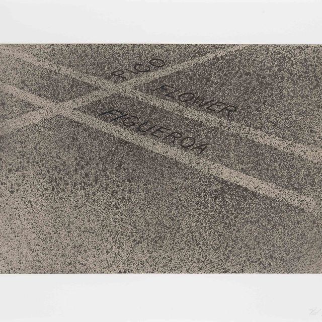 Ed Ruscha — Пико, Цветок, Фигероа, из портфолио MoCA