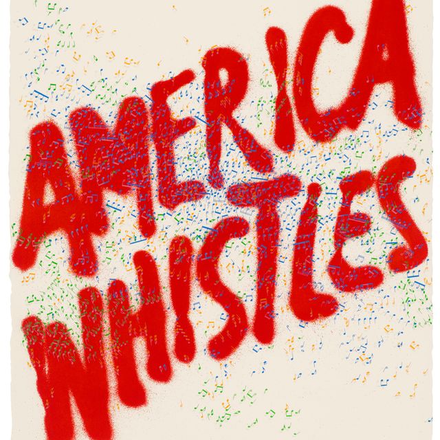 Ed Ruscha — Америка свистит, из Америки: Третий век