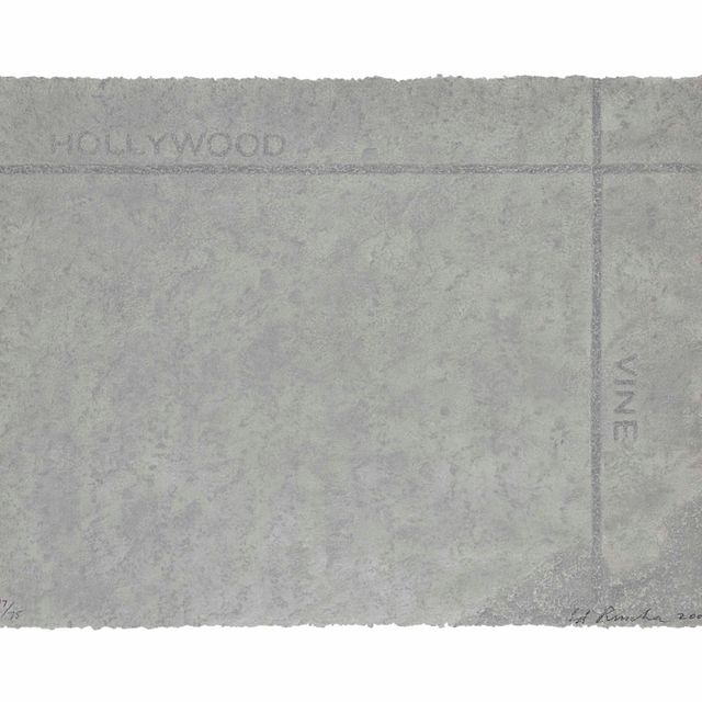 Ed Ruscha — Голливудская виноградная лоза из набора Petroplots