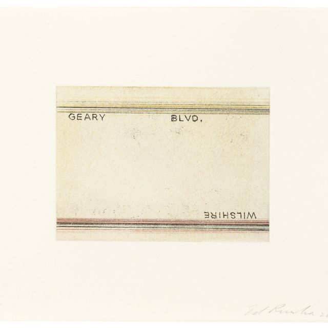Ed Ruscha — Гири, Уилшир