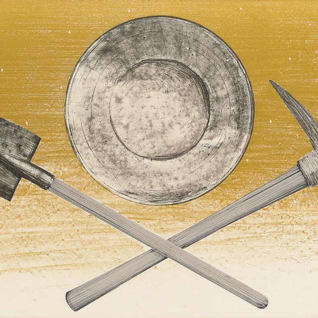 Ed Ruscha — Кирка, поддон, лопата (Engberg 107)