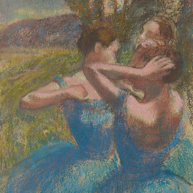 Edgar Degas — Трое танцовщиц
