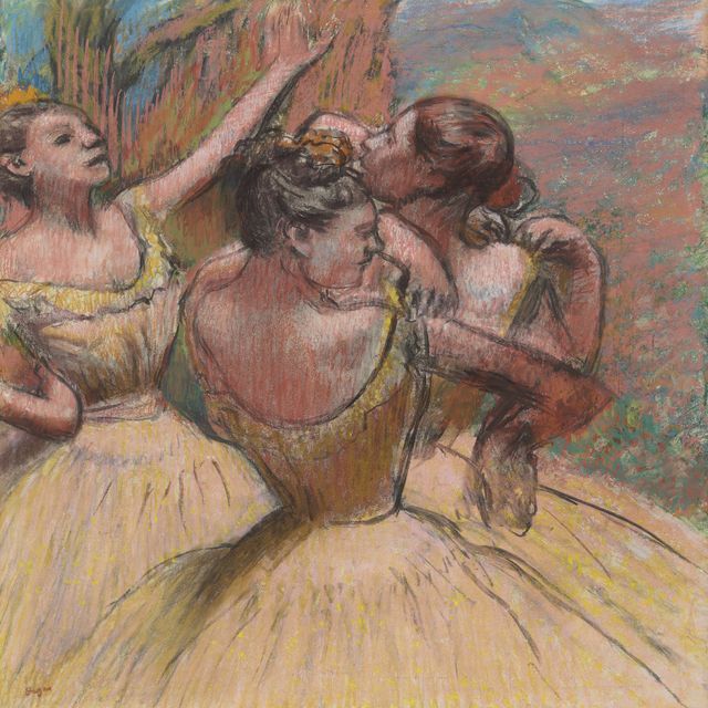 Edgar Degas — Трое танцовщиц