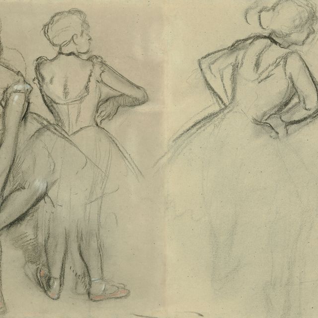 Edgar Degas — Этюд танцовщиц