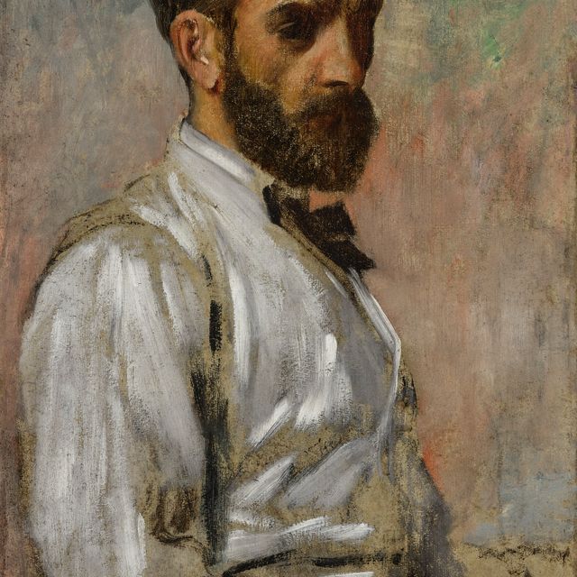 Edgar Degas — Портрет художника (Леон Бонна)