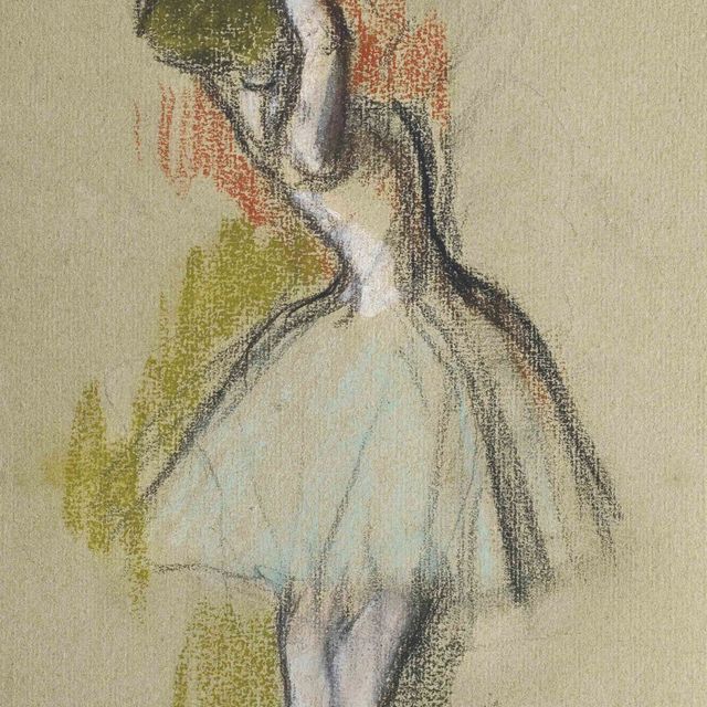 Edgar Degas — Дебютантка танцовщицы