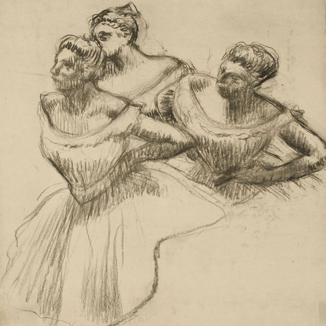 Edgar Degas — Трое танцовщиц