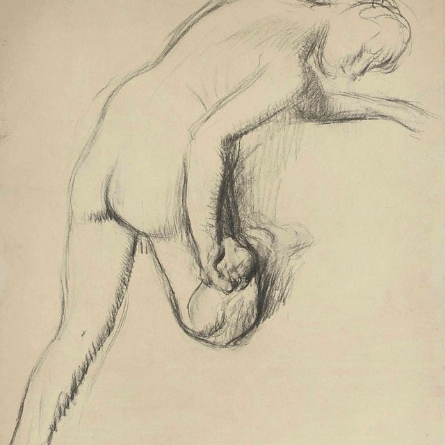 Edgar Degas — Этюд о ну