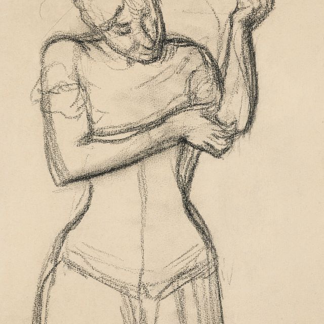 Edgar Degas — Женский корсет, vue de face