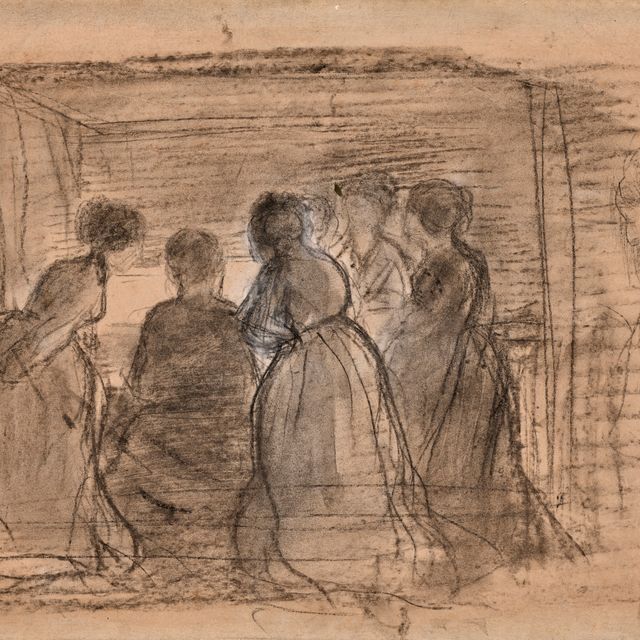 Edgar Degas — Группа женщин - юных пианисток