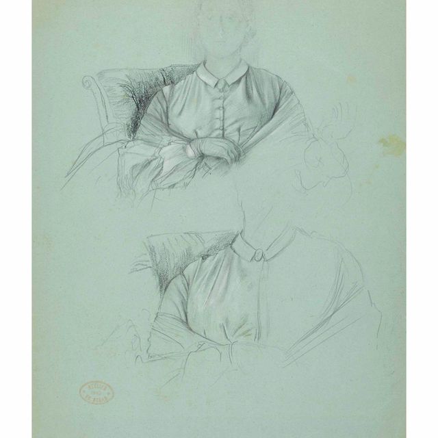 Edgar Degas — Этюд для "Месье и мадам Эдмон Морбилли"