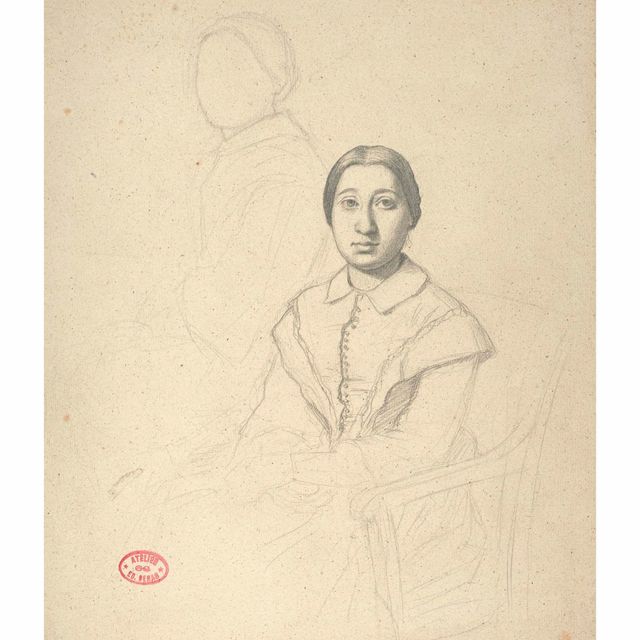 Edgar Degas — Портрет Терезы де Гас