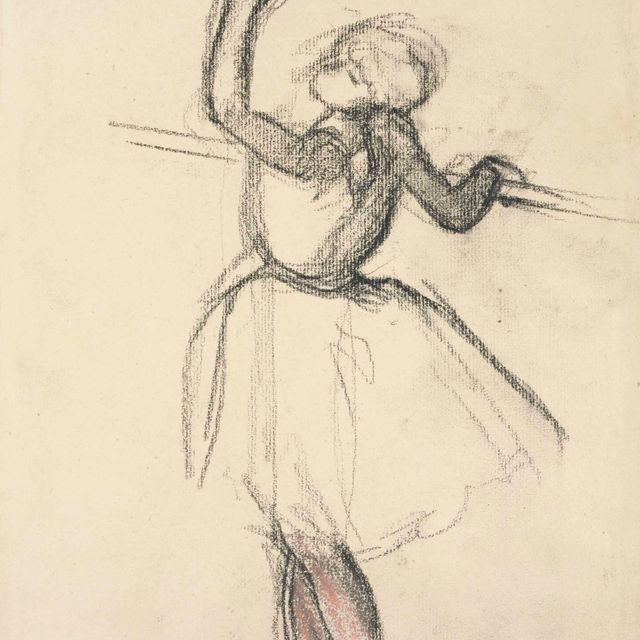 Edgar Degas — Танцовщица у станка