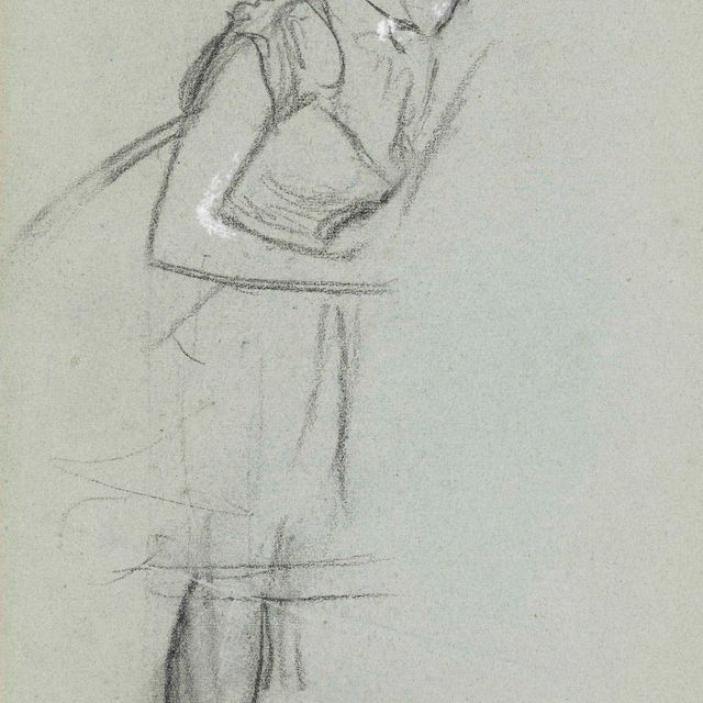 Edgar Degas — Образ танцовщицы в профиле