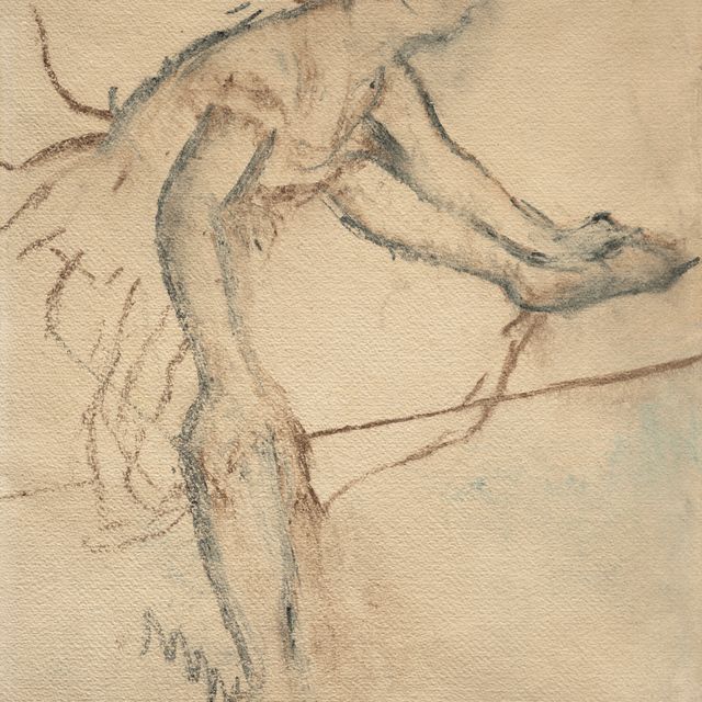 Edgar Degas — Поза танцовщицы