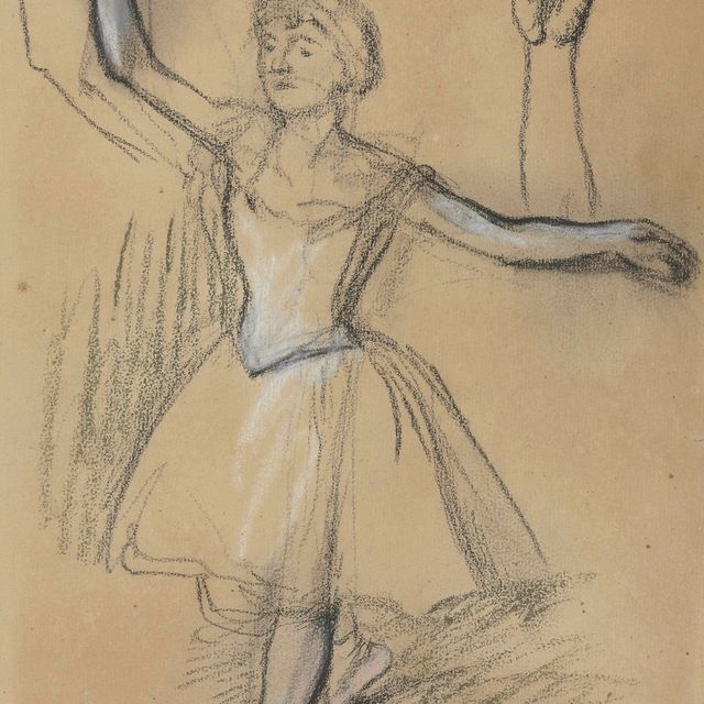 Edgar Degas — Образ танцовщицы на лице