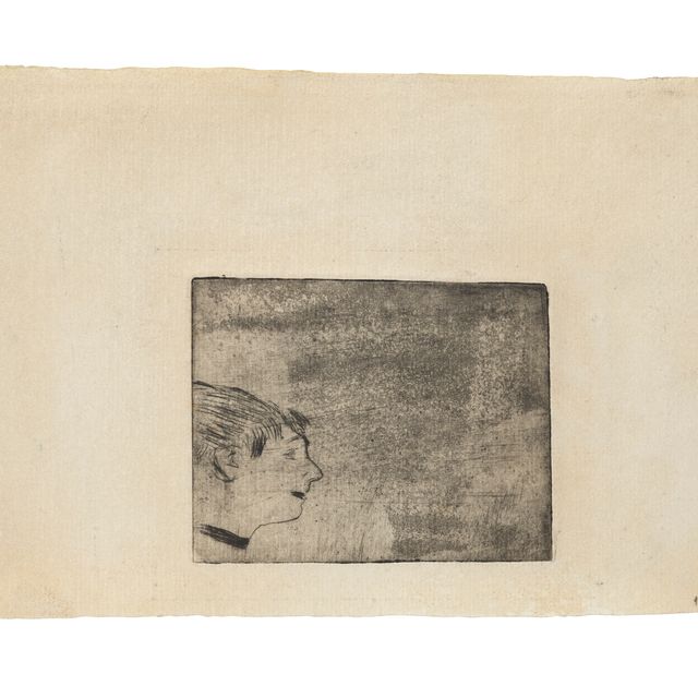 Edgar Degas — Профиль певицы