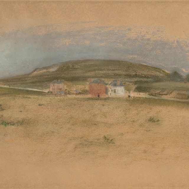 Edgar Degas — Дом на холме в юном Фалезе