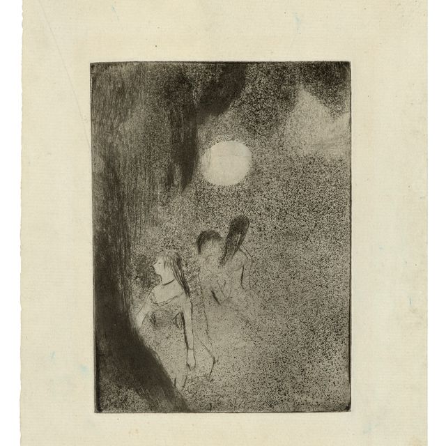Edgar Degas — Танцовщицы танцуют на кулисах