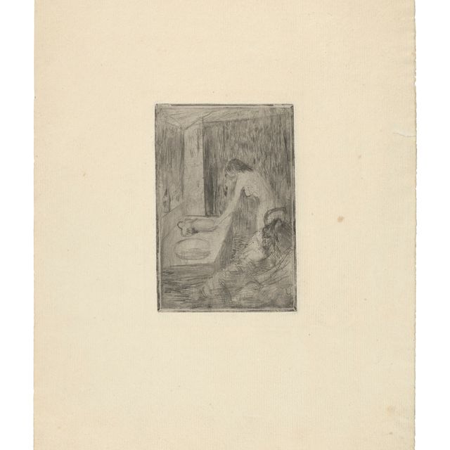 Edgar Degas — Маленький туалетный столик Le petit