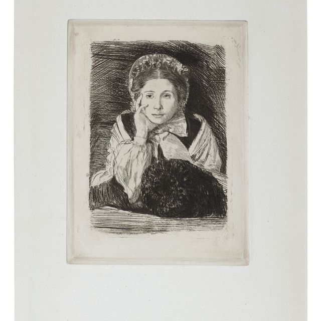 Edgar Degas — Маргарита Дега, сестра художника