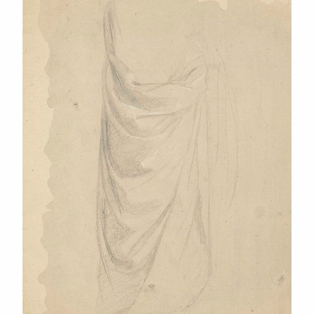 Edgar Degas — Этюд в драпе