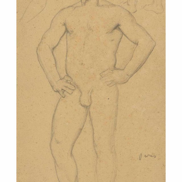 Edgar Degas — Академический этюд, Новый дебют