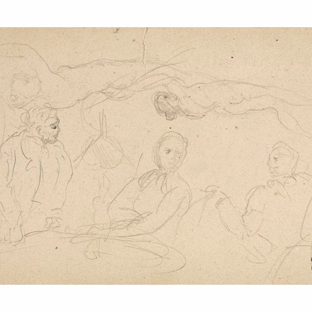 Edgar Degas — Этюд о персонажах