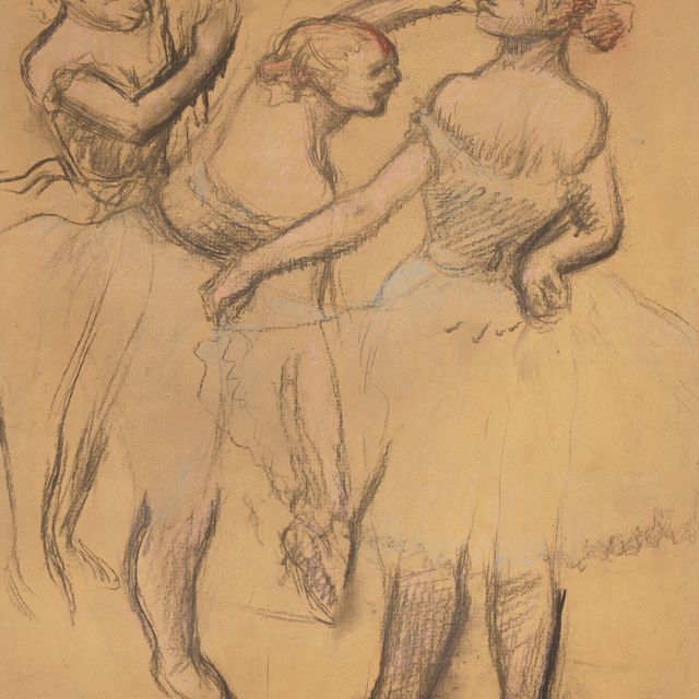 Edgar Degas — Трое танцовщиц