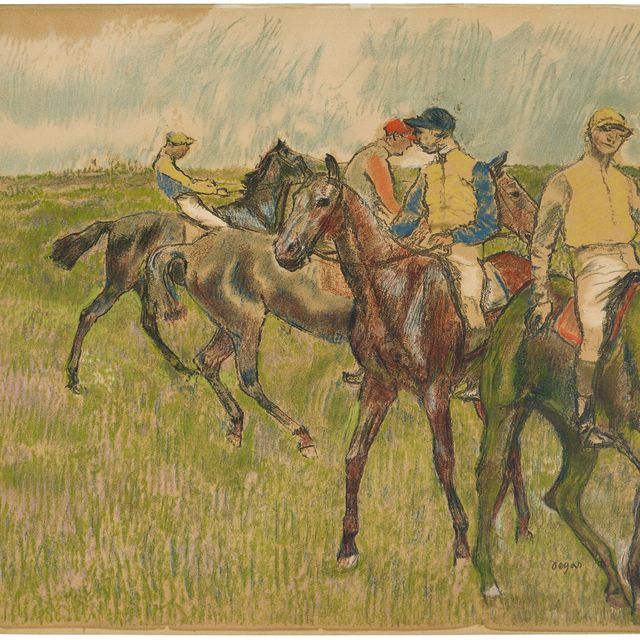 Edgar Degas — Группа из трех отпечатков