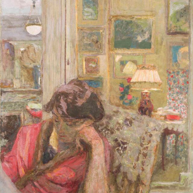 Edouard Vuillard — Мадам Хессель, подписчица журнала le soir