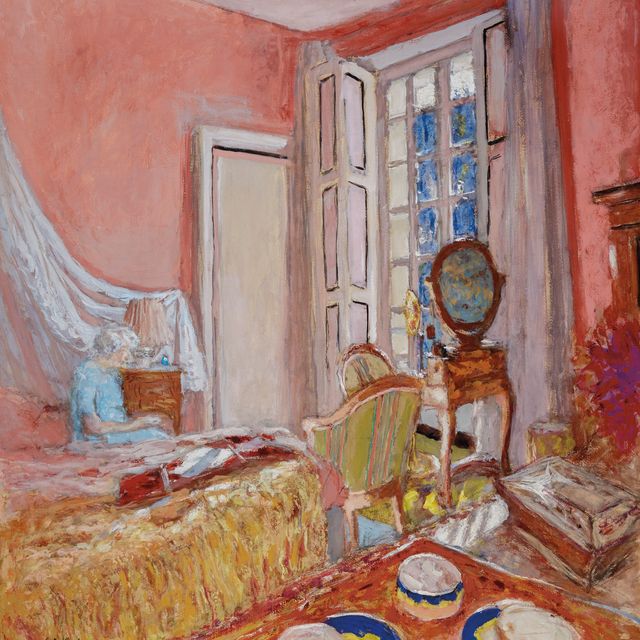 Edouard Vuillard — Мадам Хессель танцует в спальне с розовой глиной