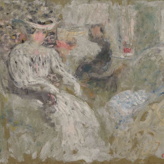 Edouard Vuillard — Женская задница в белом цвете