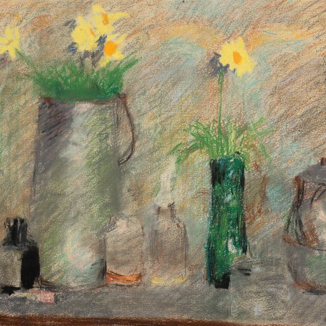 Edouard Vuillard — "Смерть природы среди цветов и ягодиц" (прямая сторона); "Этюд академии для человека" (оборотная сторона)