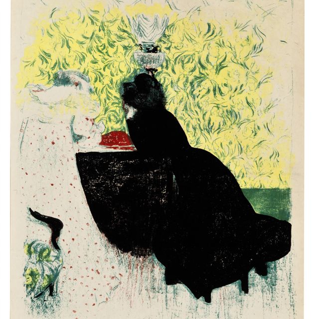 Edouard Vuillard — Две красавицы-сестры, из магазинов и интерьеров